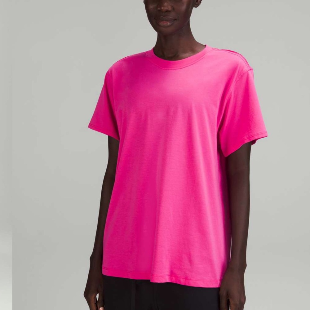 Lululemon All Yours Cotton T-Shirt 14 Sonic Pink